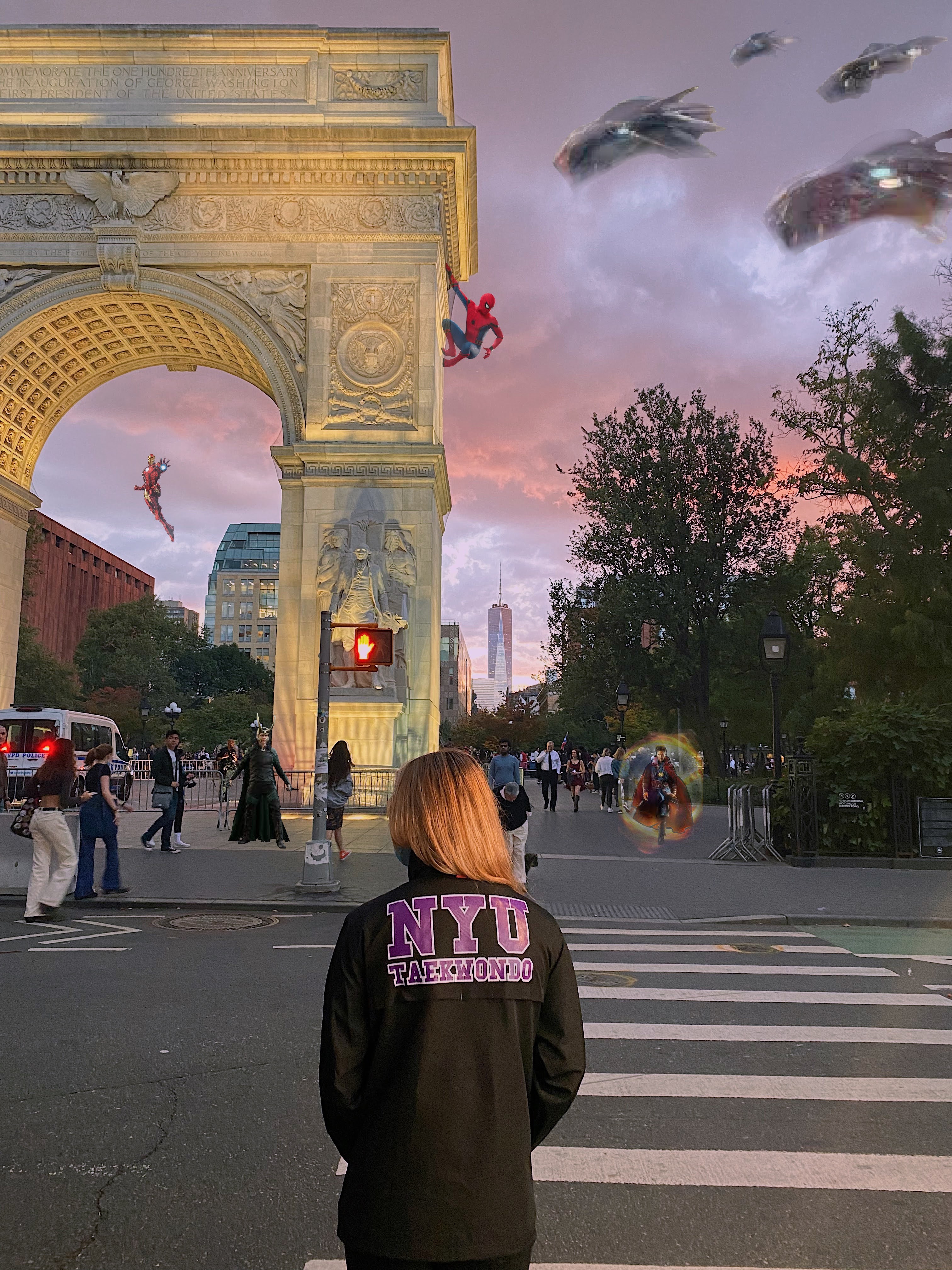 Avengers save NYU!